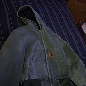 Cathartic Vintage Green Zip up Hoodie